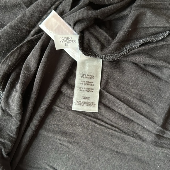 Calvin Klein black 3/4 sleeve top - Picture 3 of 5